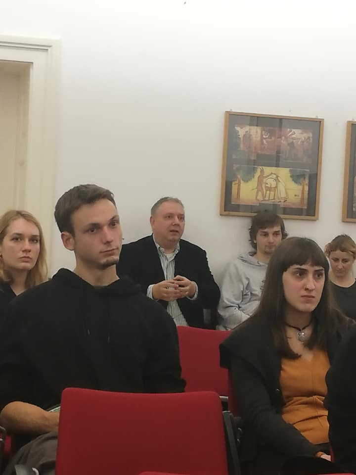 Etnološki večer: film dr. Anje Moric Globoko v srcu jo čutimo, 6. november 2018. Foto: Zora Slivnik.