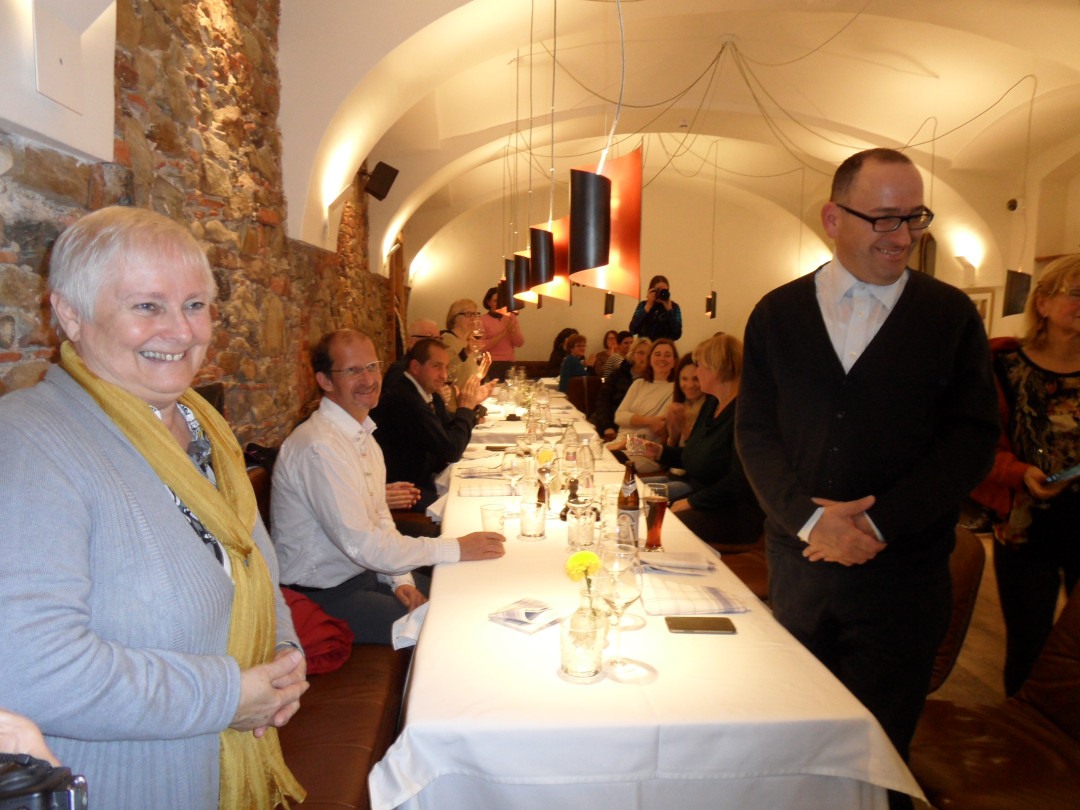 Etnološki večer z Ivico Križ - letošnjo Murkovo nagrajenko; Foto: dr. Ivanka Počkar.