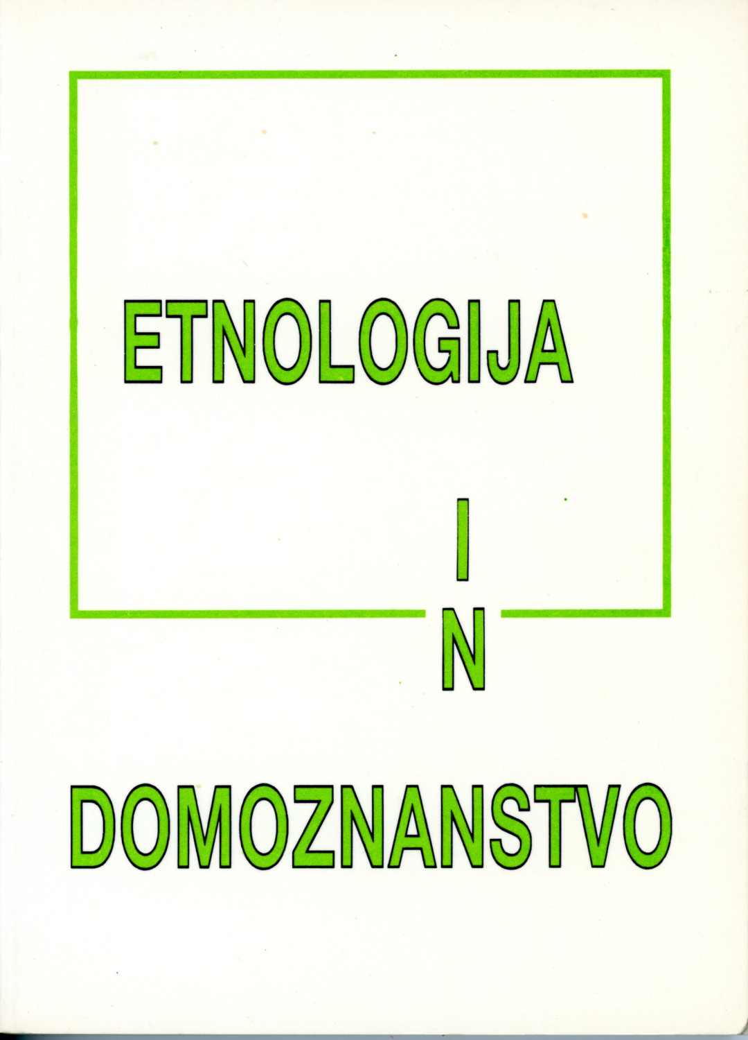 Knjižnica Glasnika Slovenskega etnološkega društva 19