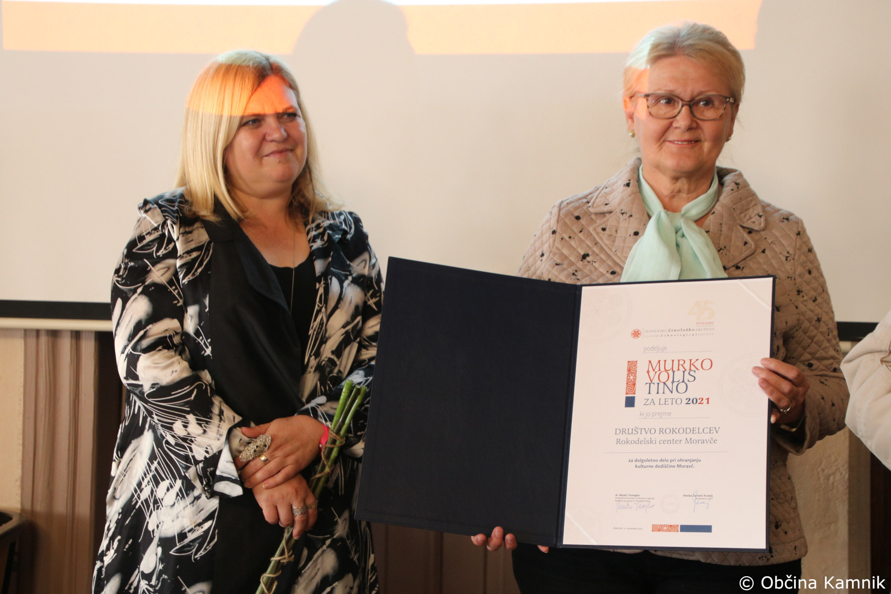 Murkove nagrade 2022. Foto: Lea Logar, Občina Kamnik.