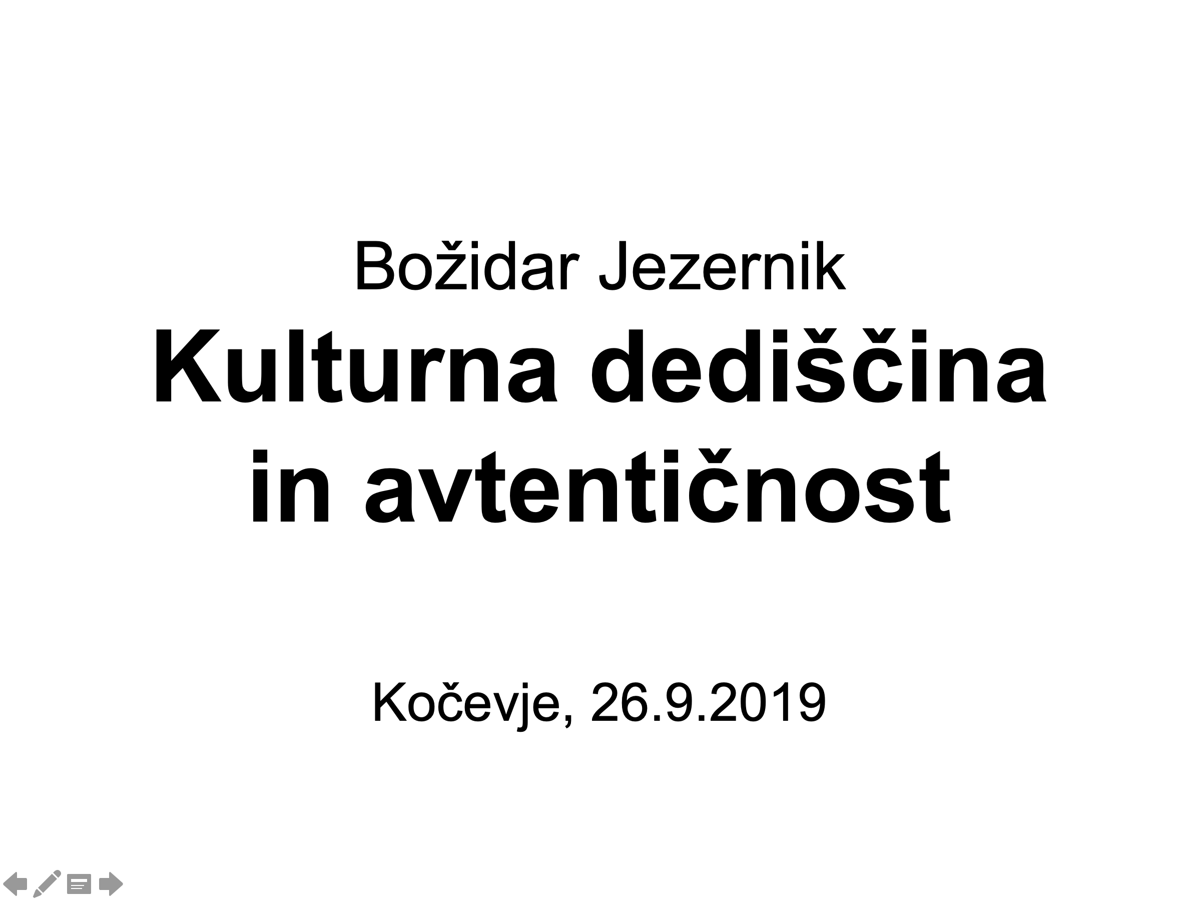 Posvet Kulturna dediščina in krajina: ohranjanje, obnova, revitalizacija - možnosti in priložnosti