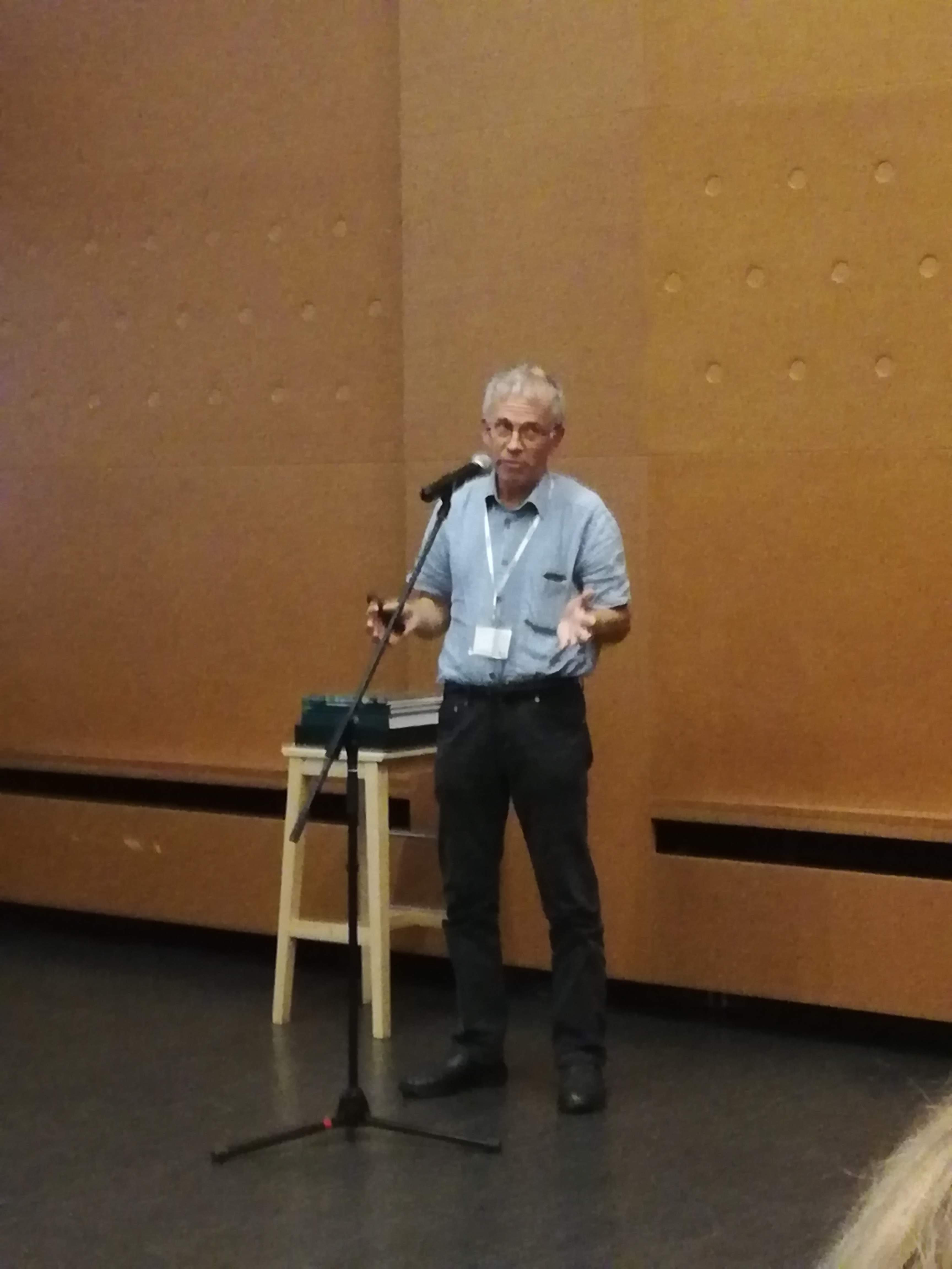 Dr. Jože Bavcon_Kulturna dediščina in krajina: ohranjanje, obnova, revitalizacija - možnosti in priložnosti. Foto: Zora Slivnik.