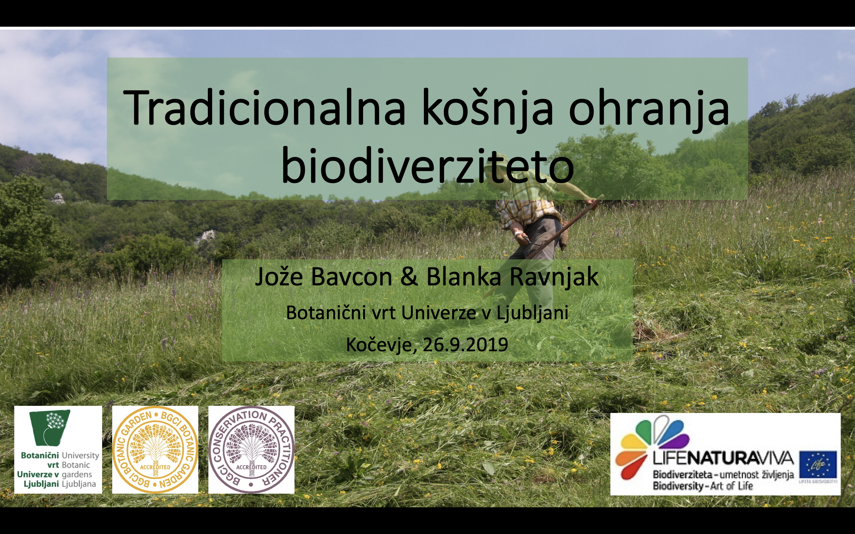 Posvet Kulturna dediščina in krajina: ohranjanje, obnova, revitalizacija - možnosti in priložnosti