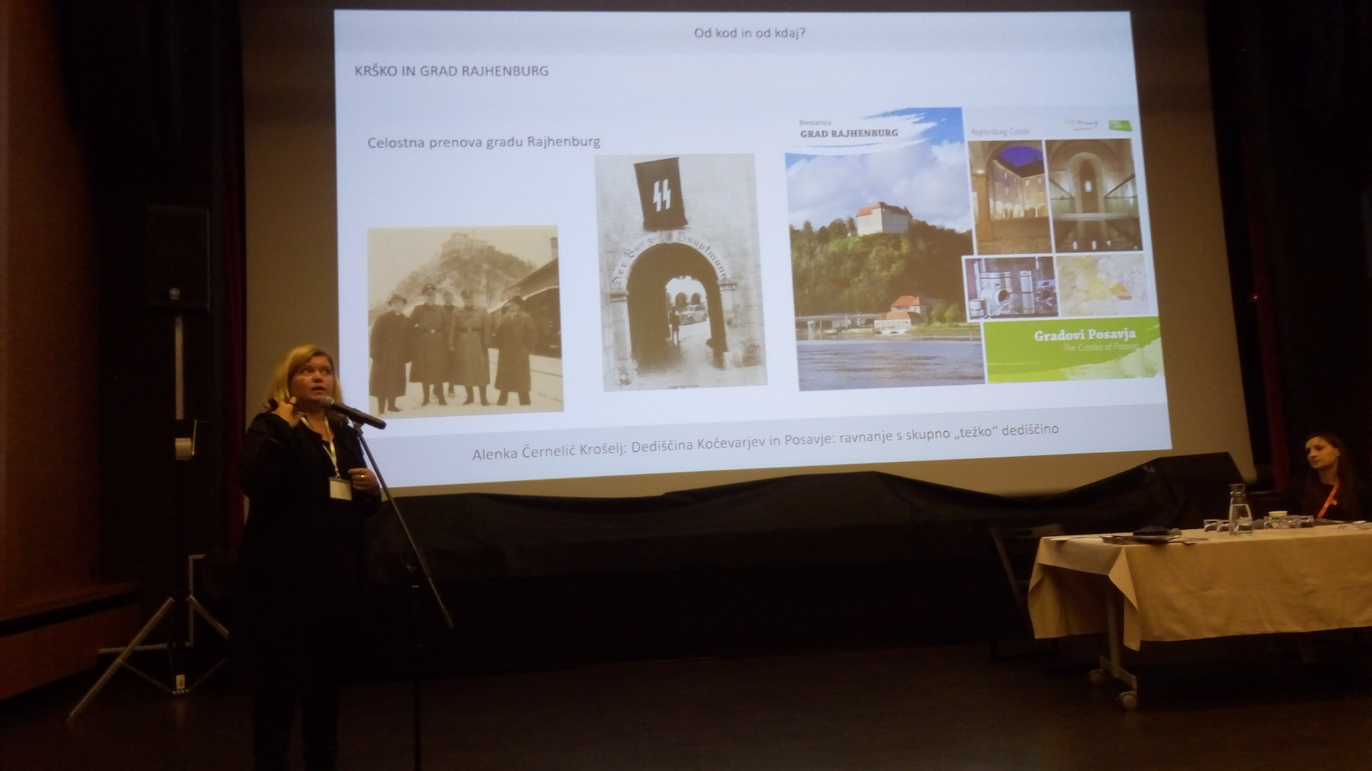 Alenka Černelič Krošelj_Kulturna dediščina in krajina: ohranjanje, obnova, revitalizacija - možnosti in priložnosti. Foto: Stanka Glogovič.