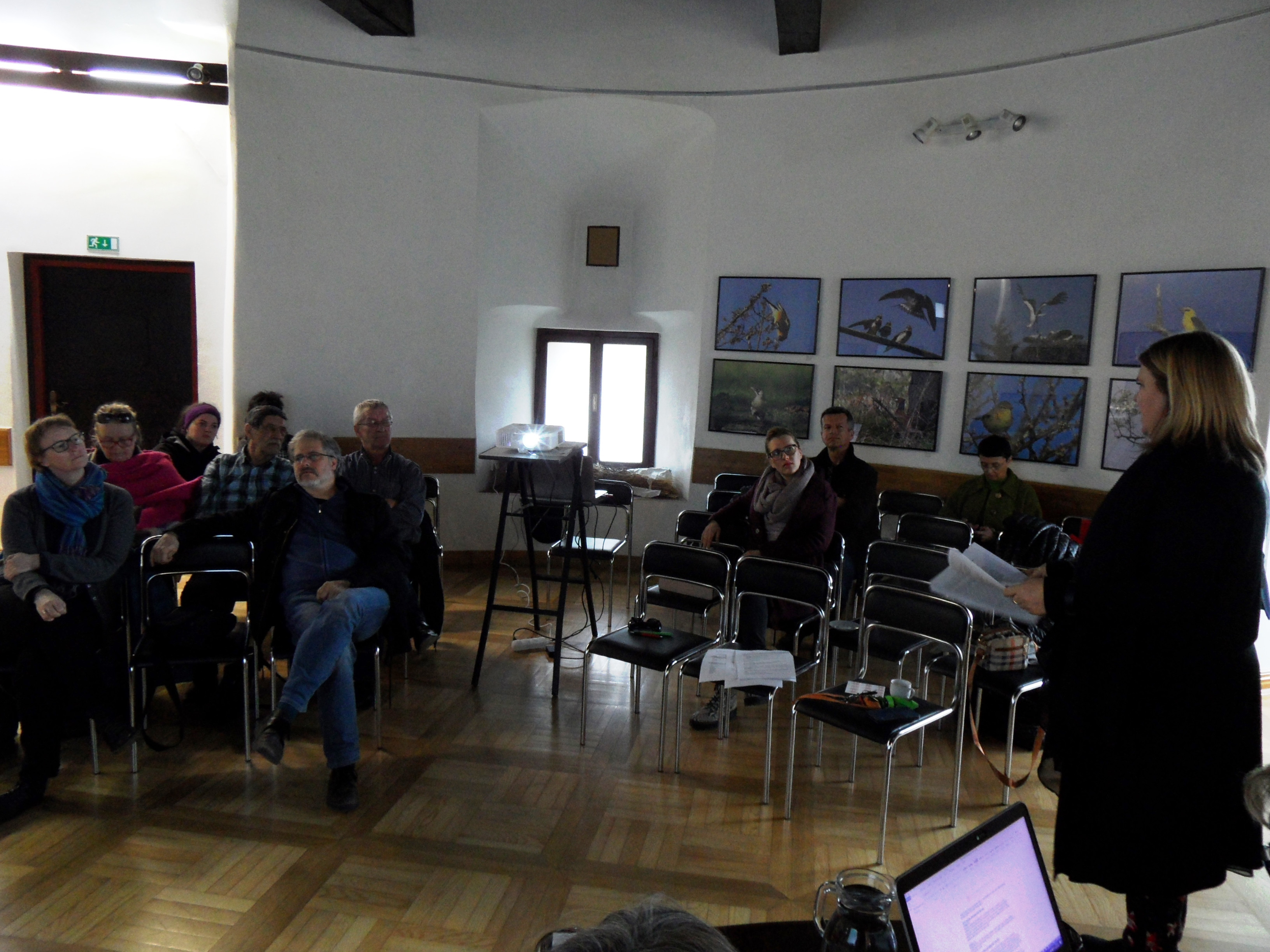 Zbor članov SED v Posavskem muzeju Brežice, 10.3.2020. Foto: dr. Ivanka Počkar