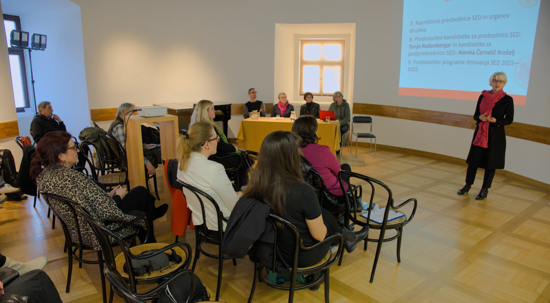 Zbor članov SED v Posavskem muzeju Brežice, 21. 3. 2023