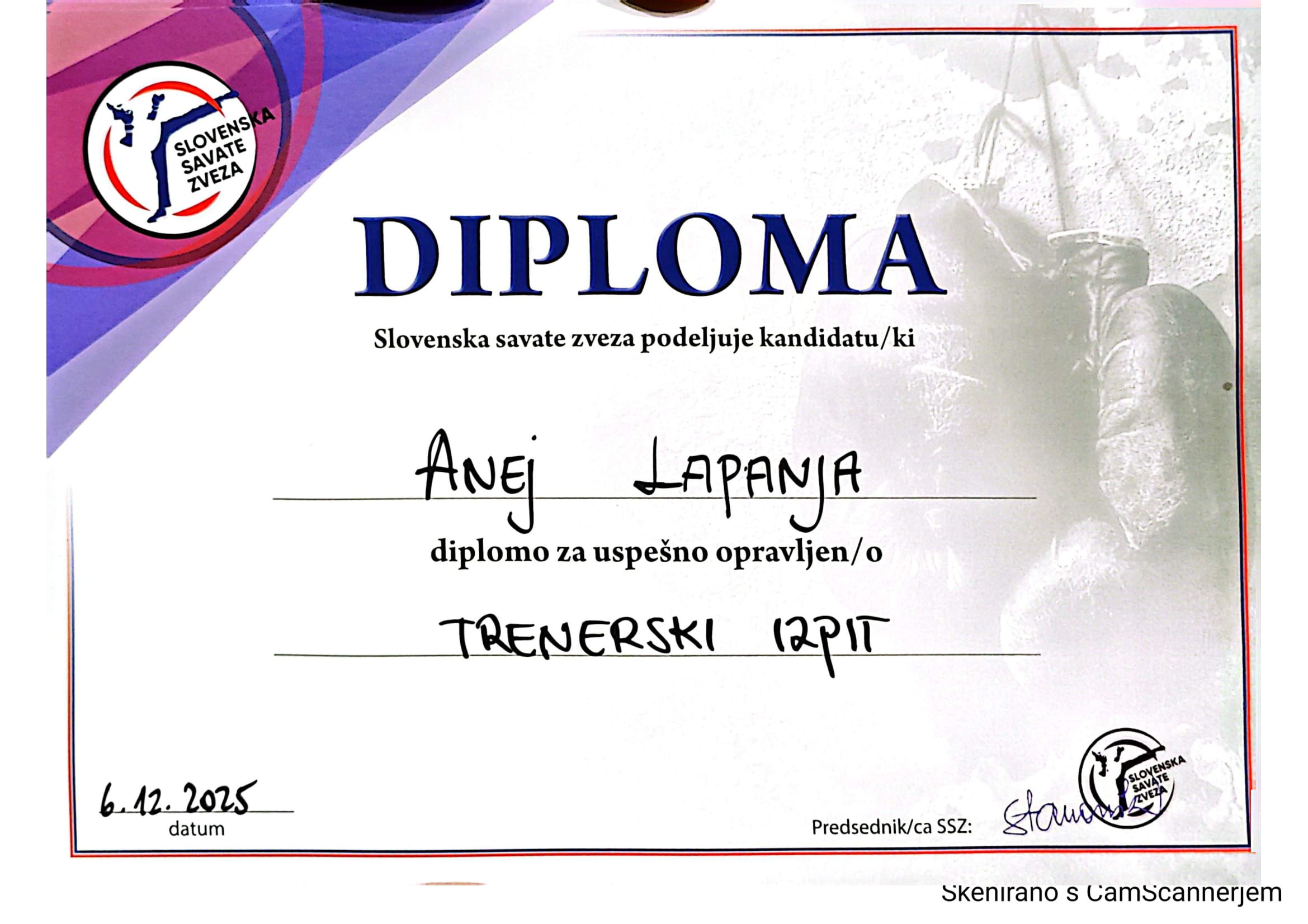 Prvi uradni savate seminar v okviru Slovenske savate zveze 6.12.2025