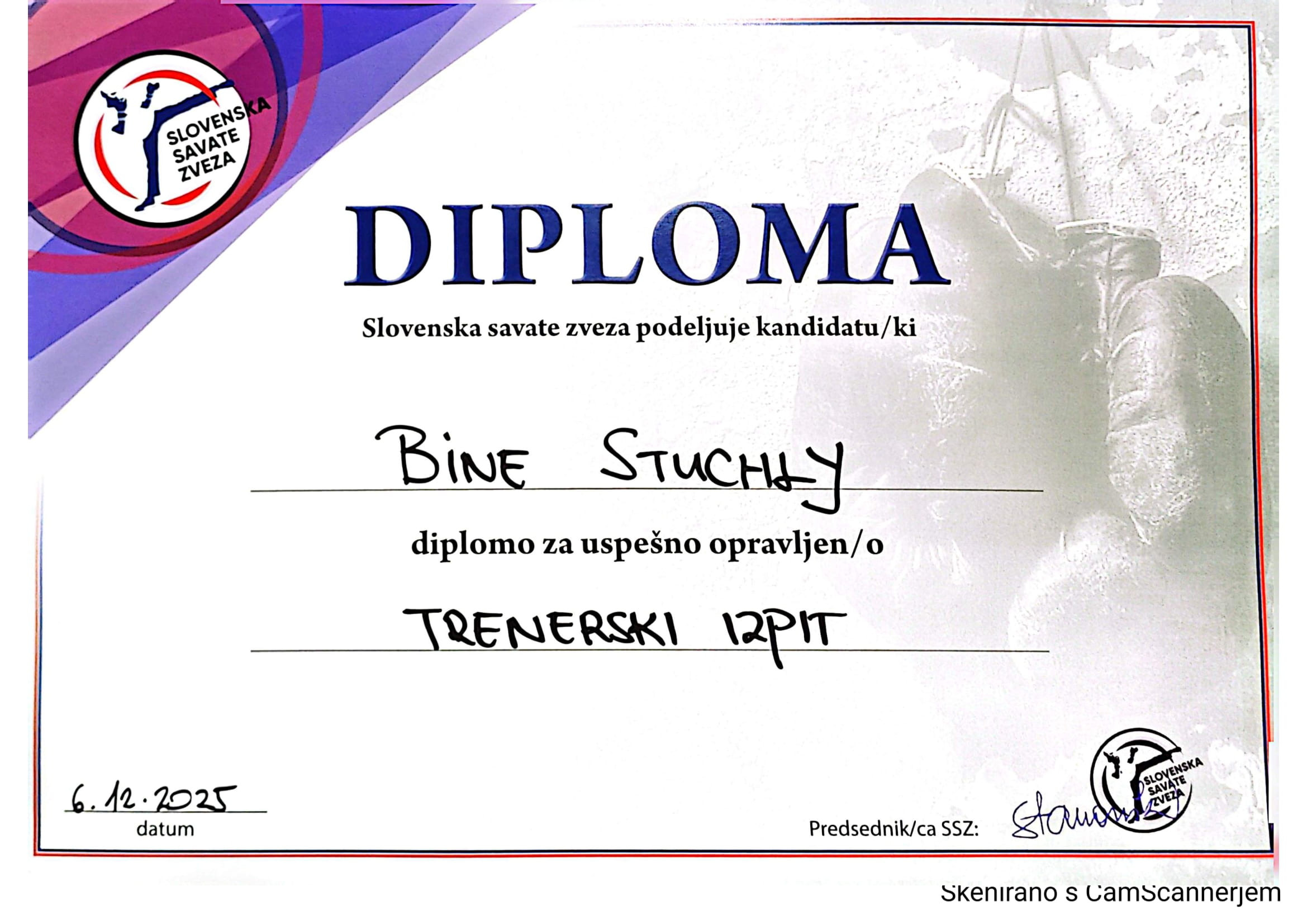 Prvi uradni savate seminar v okviru Slovenske savate zveze 6.12.2025