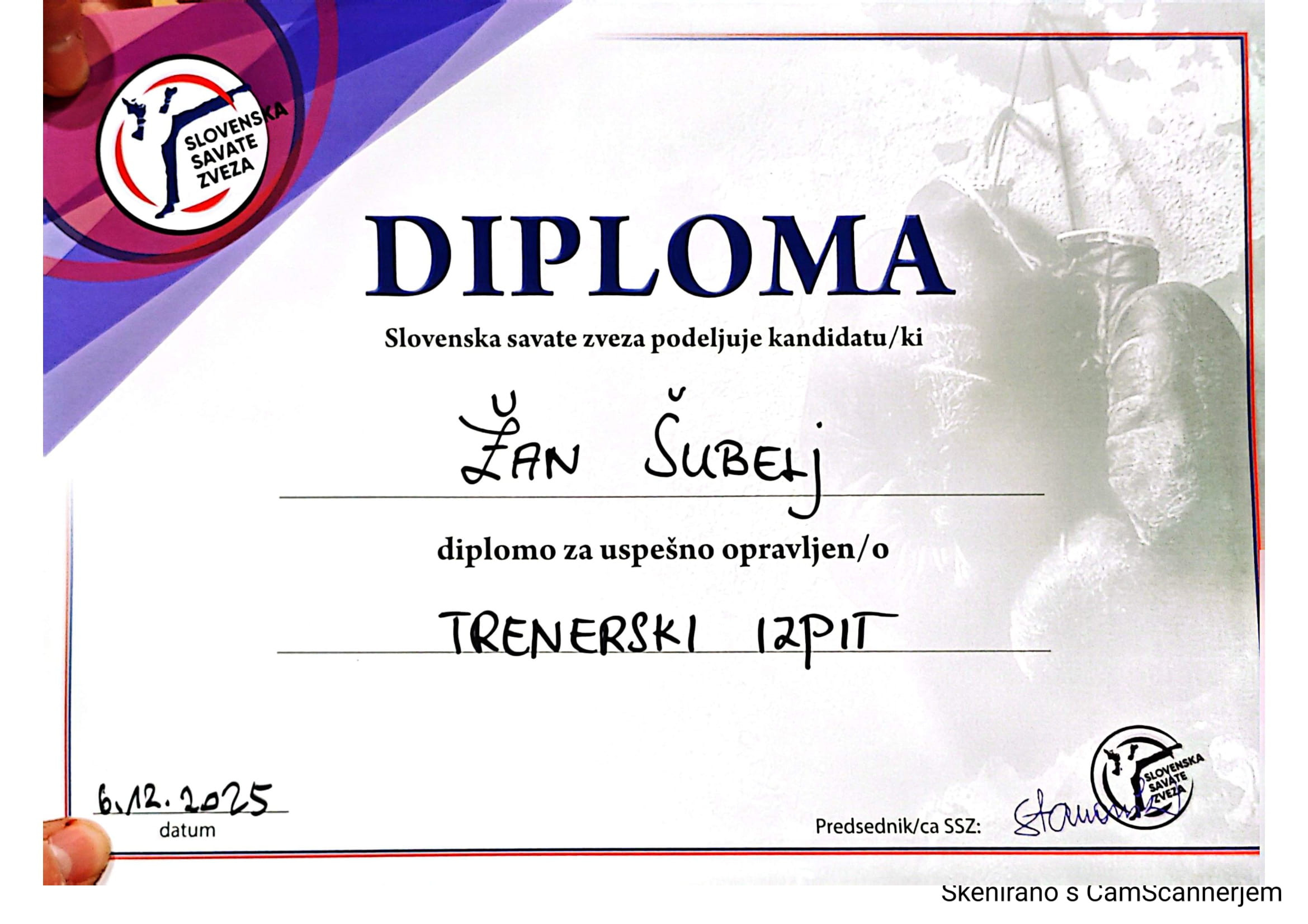 Prvi uradni savate seminar v okviru Slovenske savate zveze 6.12.2025