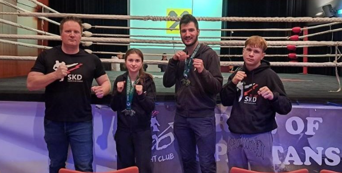 Rise of Spartans 12: Savate klub Domžale zablestel na mednarodni Fight night gali v Avstriji