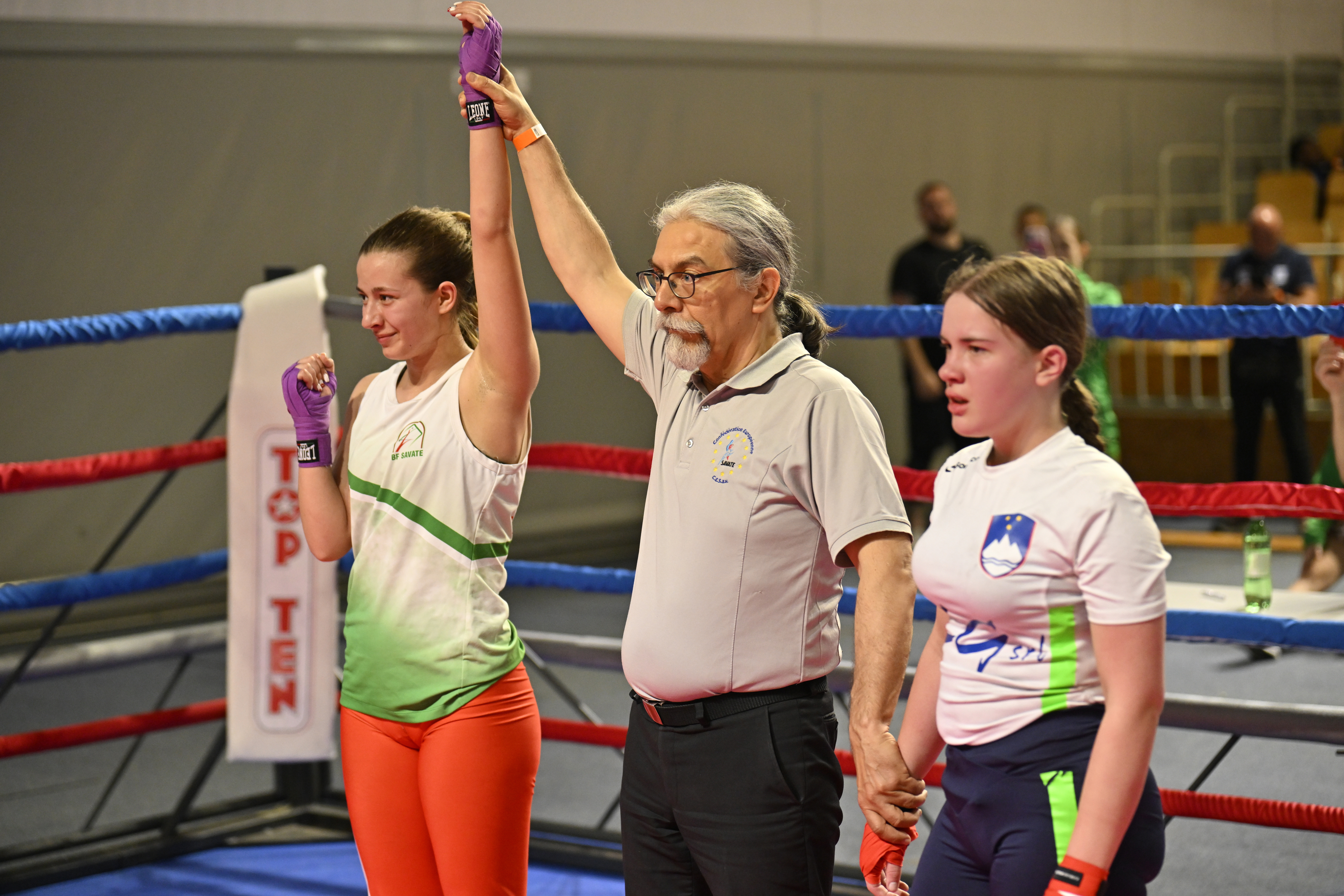 Slovenska savate reprezentanca navdušila na evropskem mladinskem prvenstvu v Sloveniji