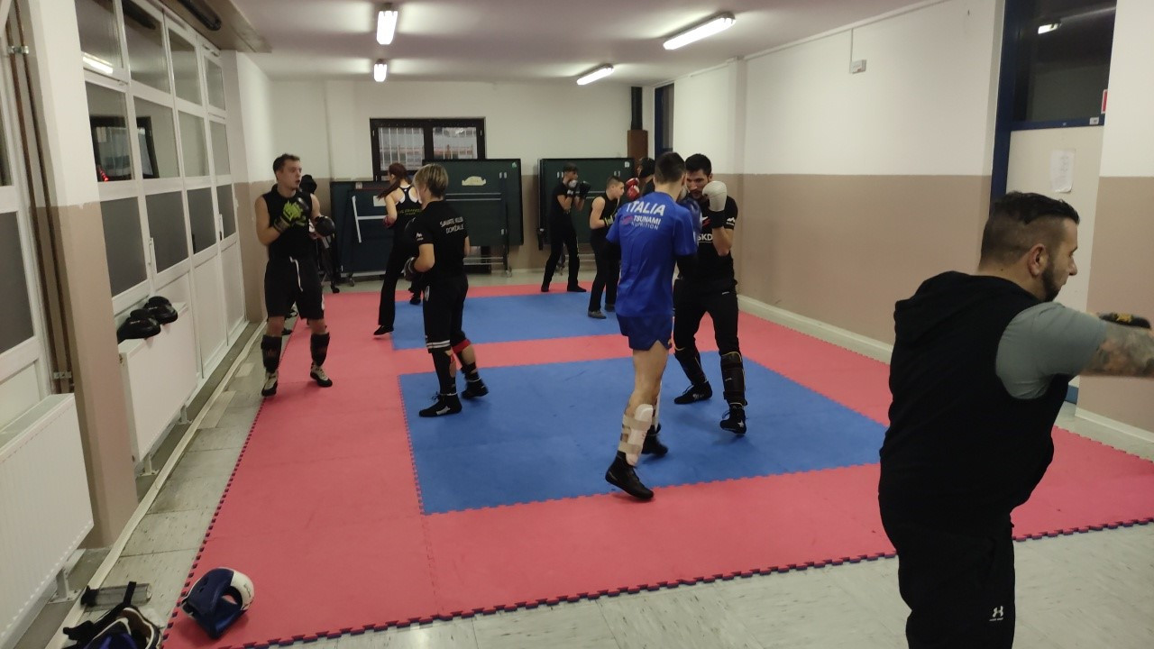 Trening z italijanskimi kolegi