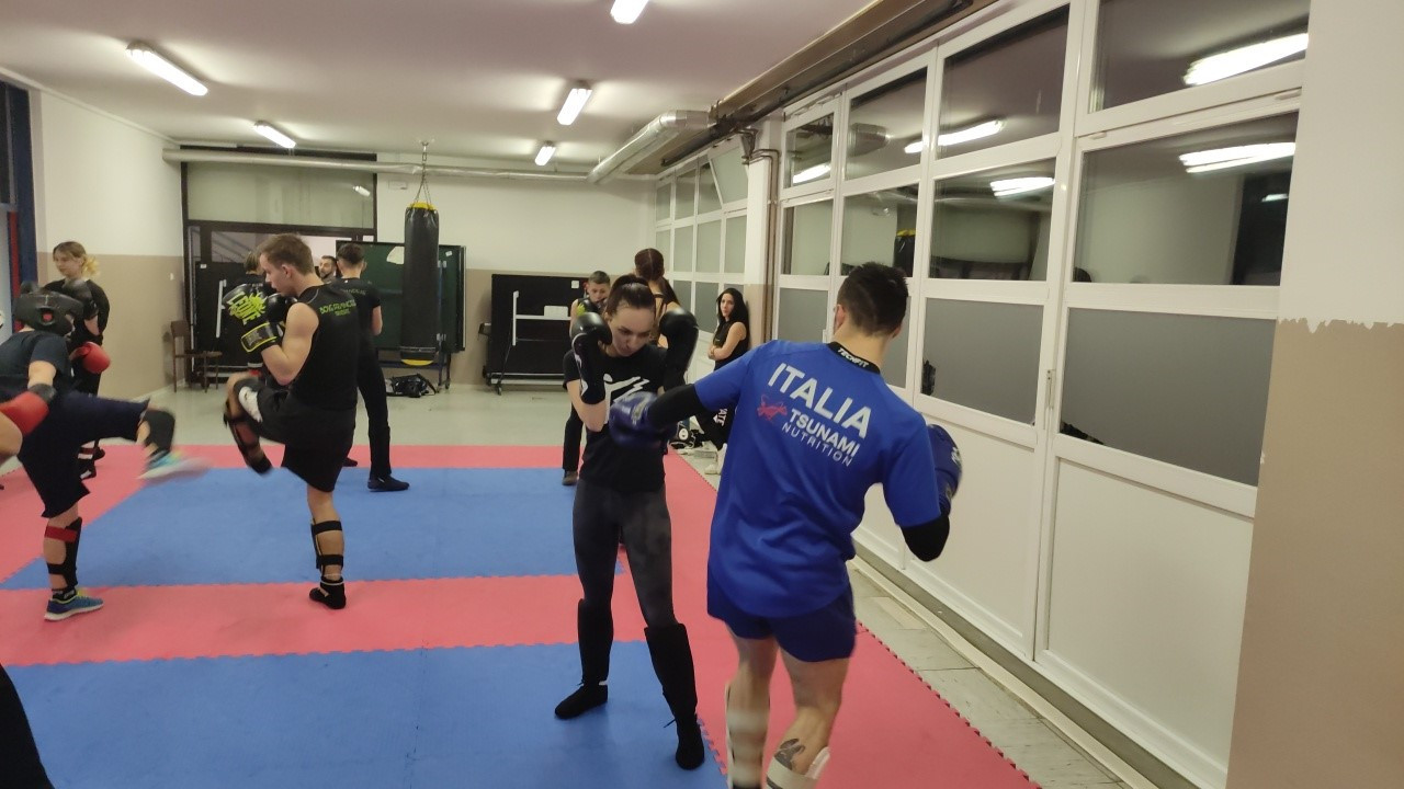 Trening z italijanskimi kolegi