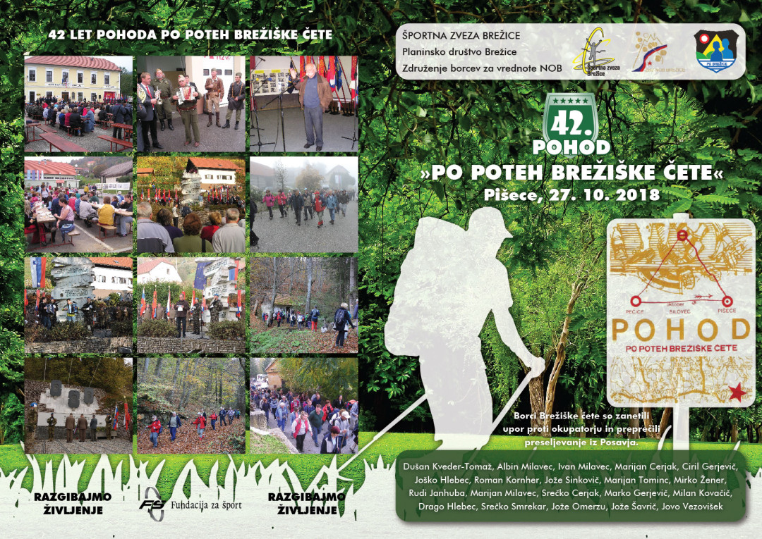42. pohod po poteh Brežiške čete