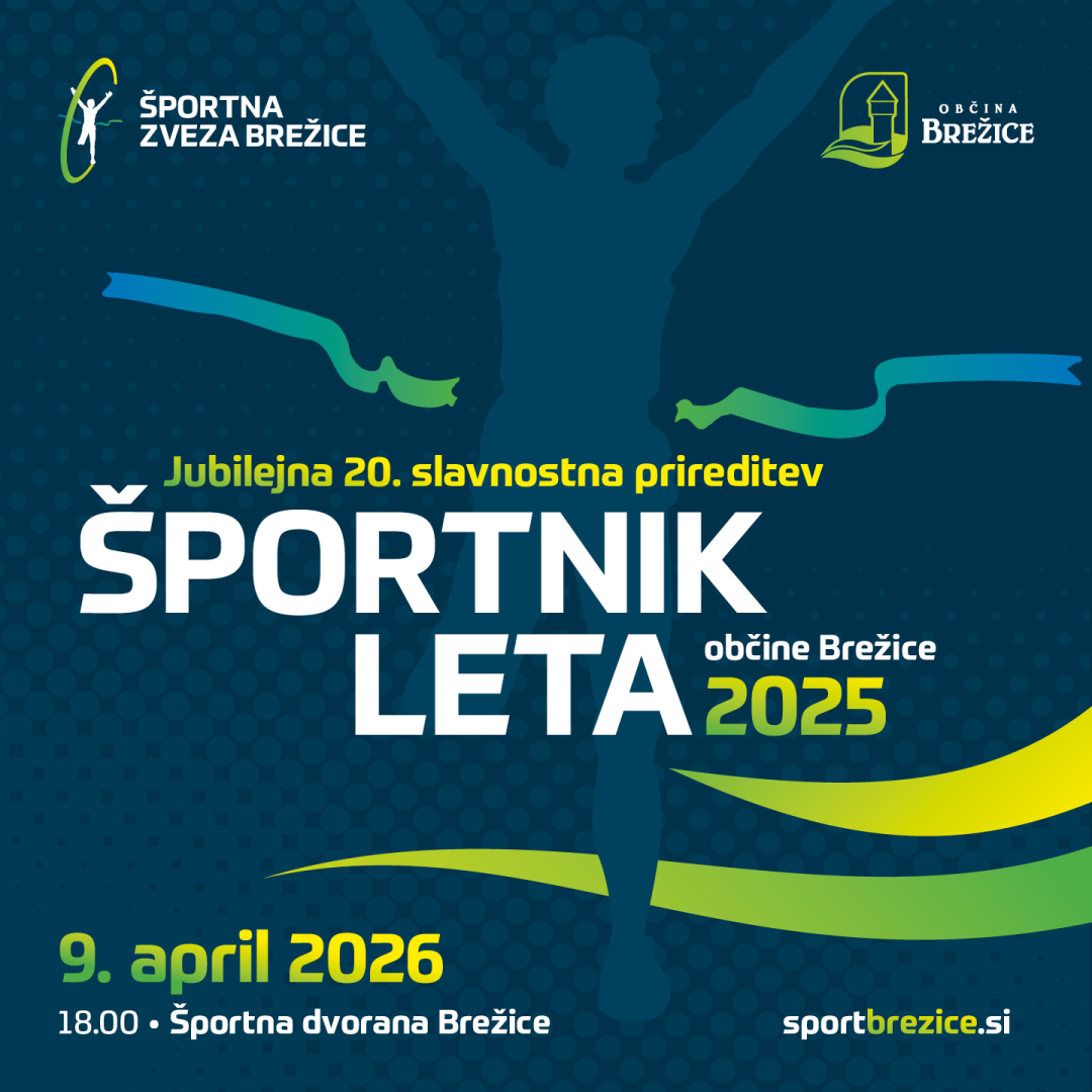 Športnik leta občine Brežice 2025