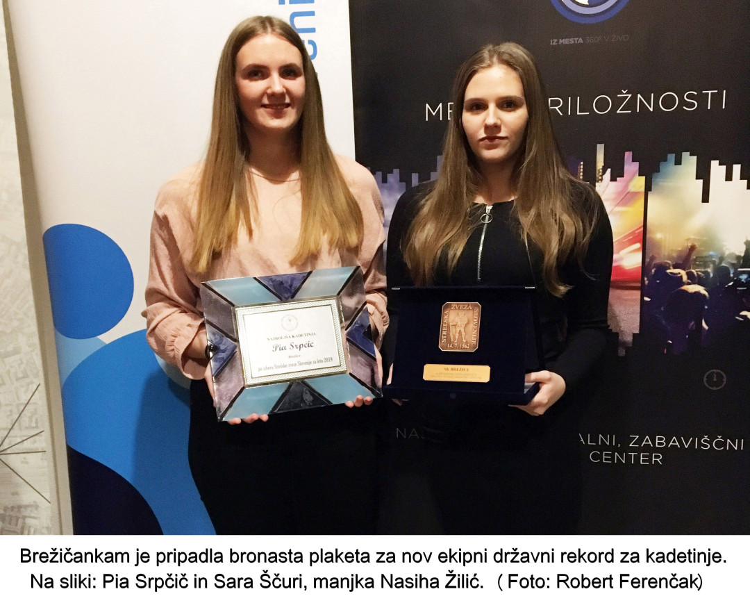 Strelec leta: Brežičanka Pia Srpčič kadetinja leta 2019!