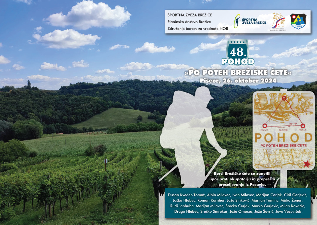 Vabilo: 48. pohod Po poteh Brežiške čete