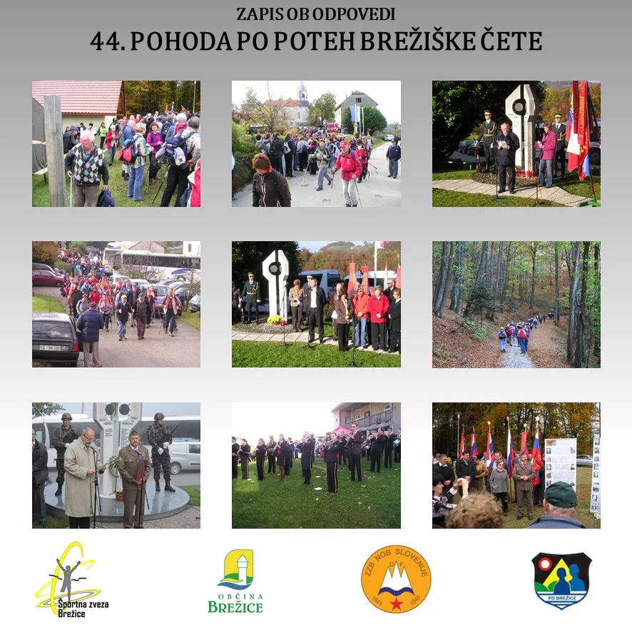 Zapis ob odpovedi 44. Pohoda po poteh Brežiške čete