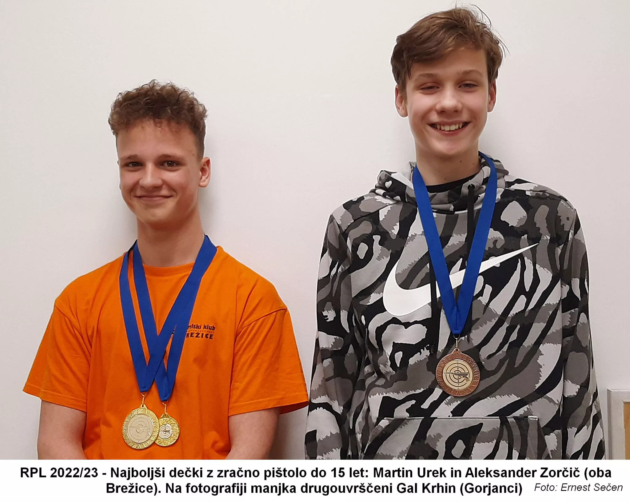 Najmlajši strelci v regijski ligi 2022/23 nastopali v kar devetih kategorijah.