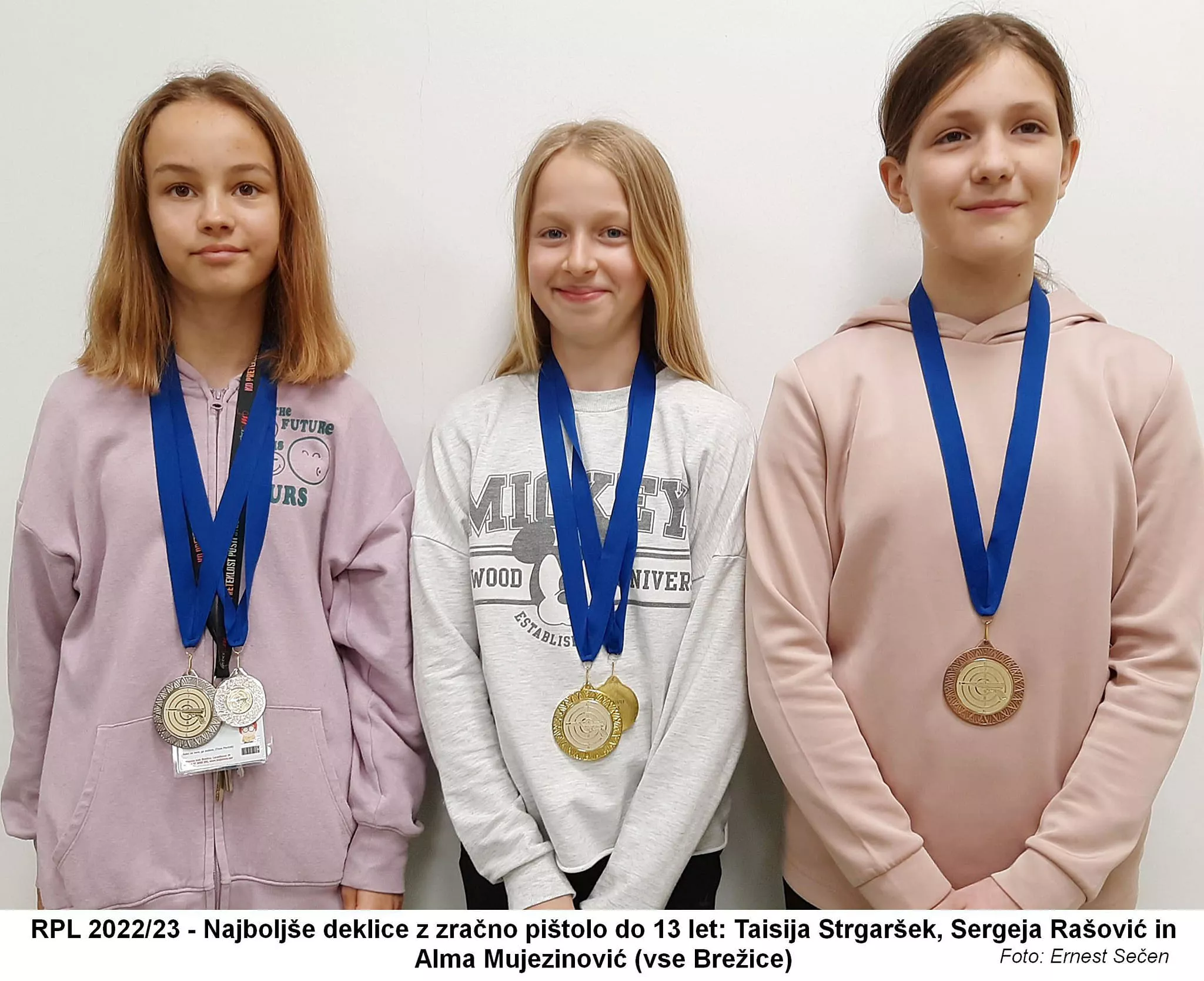 Najmlajši strelci v regijski ligi 2022/23 nastopali v kar devetih kategorijah.