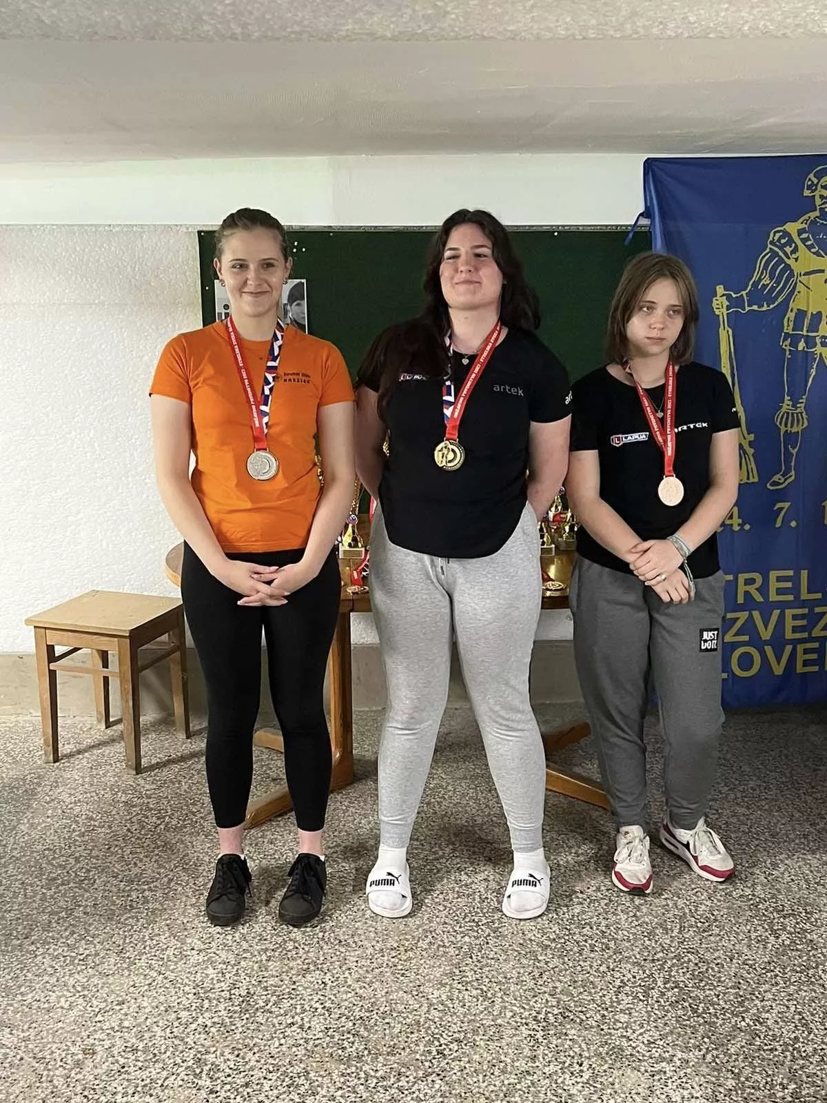 Tri odličja za naše strelce na 33. DP MK pištola 25m!