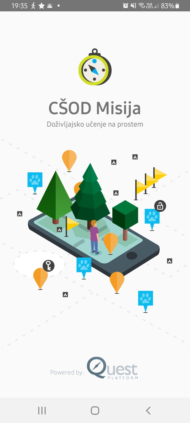 CŠOD MISIJA ustvarila novo interaktivno aplikacijo zabavno in poučno