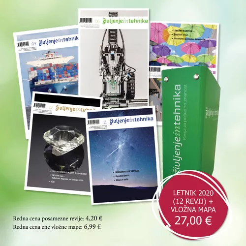 Komplet revij Življenje in tehnika-letnik 2020 + vložna mapa