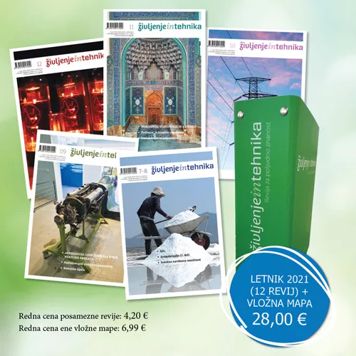 Komplet revij Življenje in tehnika-letnik 2021