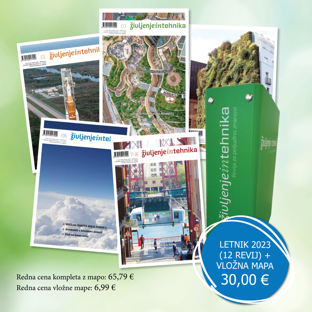 Komplet revij Življenje in tehnika-letnik 2023 + vložna mapa