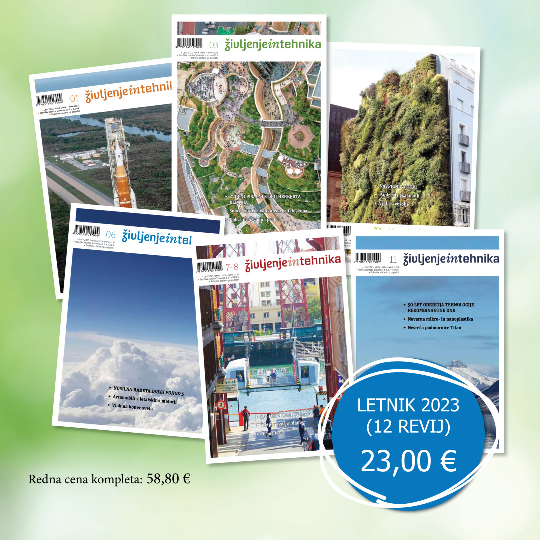 Komplet revij Življenje in tehnika-letnik 2023