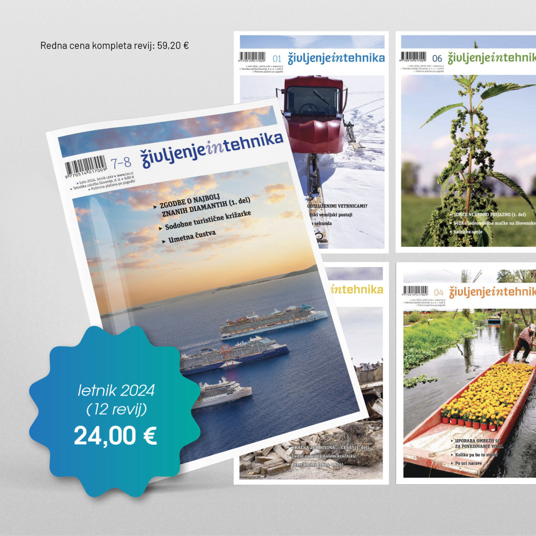 Komplet revij Življenje in tehnika - letnik 2024