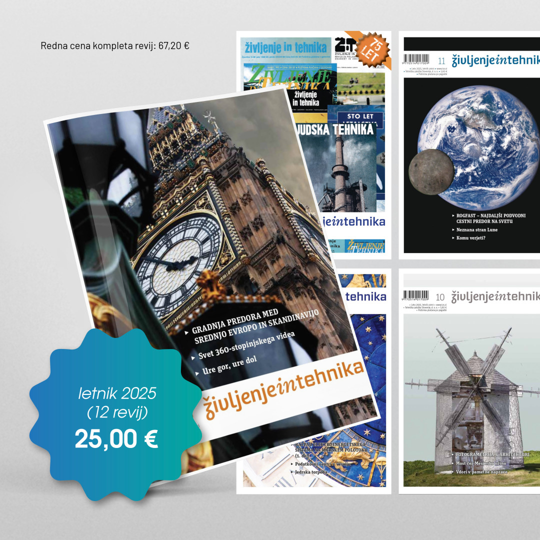 Komplet revij Življenje in tehnika - letnik 2025