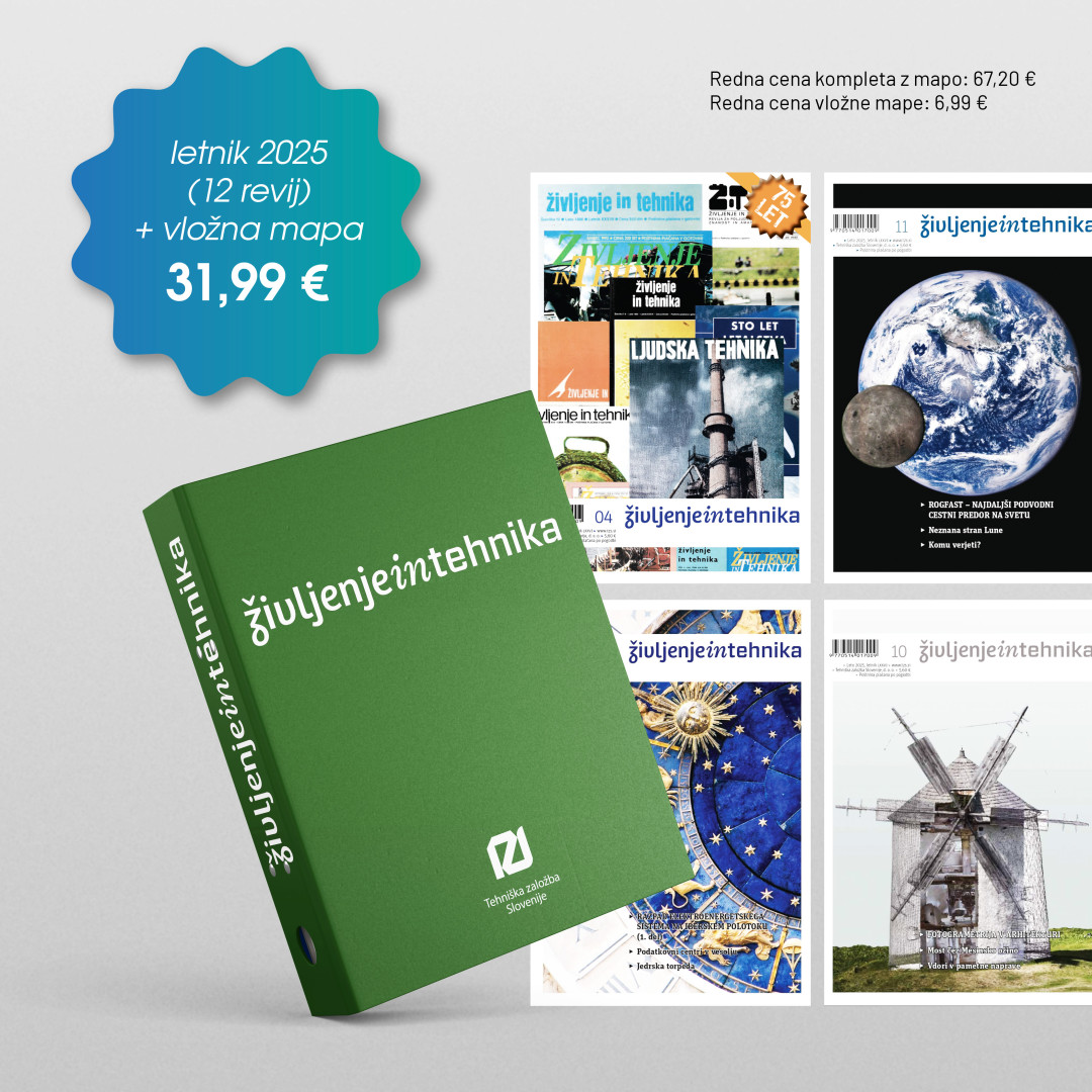 Komplet revij Življenje in tehnika - letnik 2025 + vložna mapa