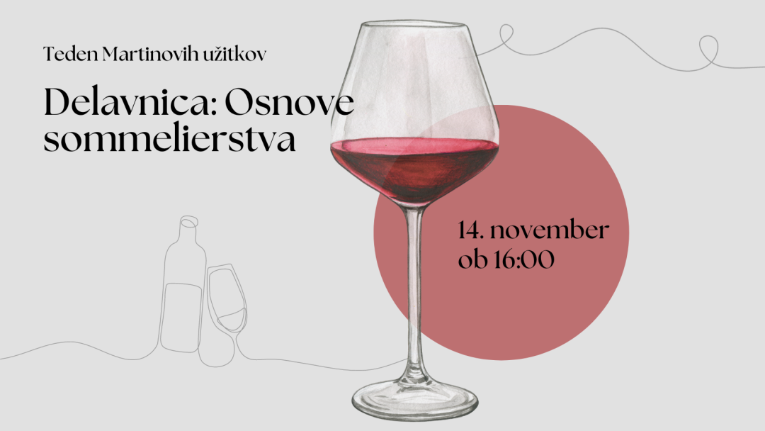 Delavnica: Osnove sommelierstva