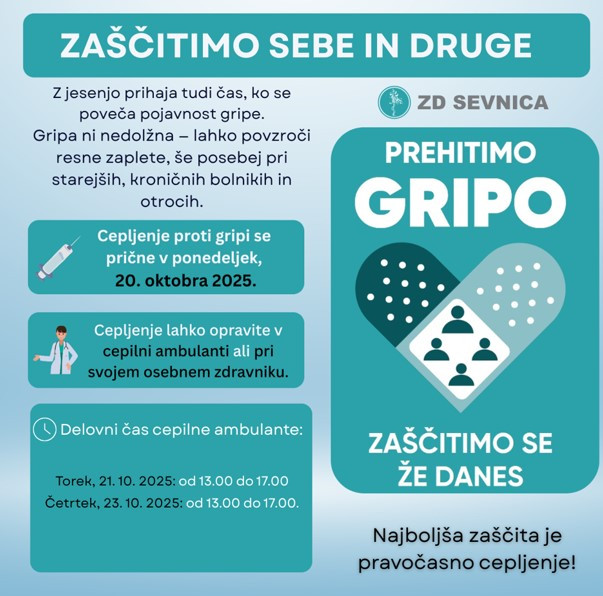 Cepljenje proti gripi 2025/26