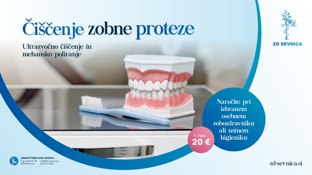 Čiščenje zobne proteze