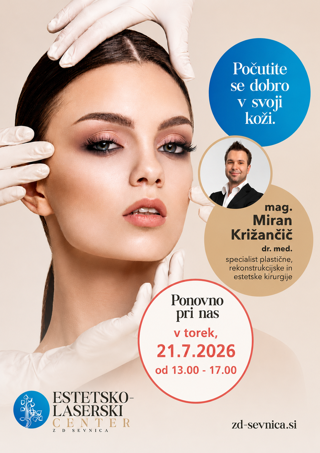 Estetsko-laserski center z vami zopet v soboto, 21. 7. 2026