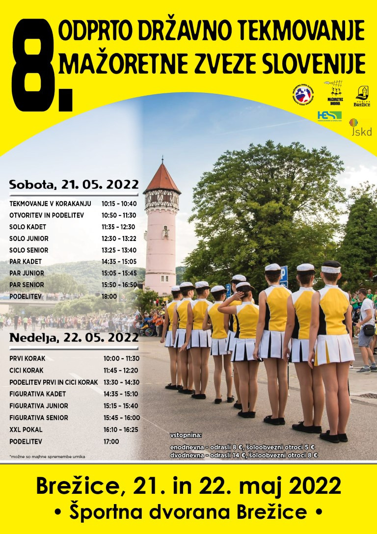 8. odprto državno tekmovanje Mažoretne zveze Slovenije