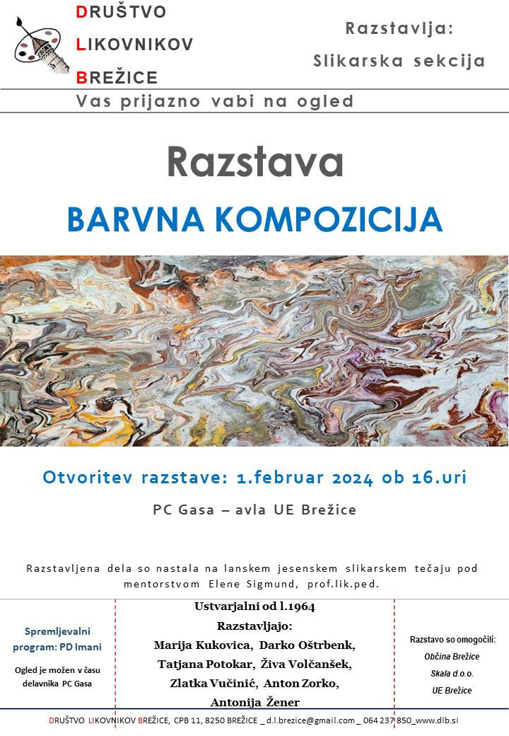 Barvna kompozicija - razstava