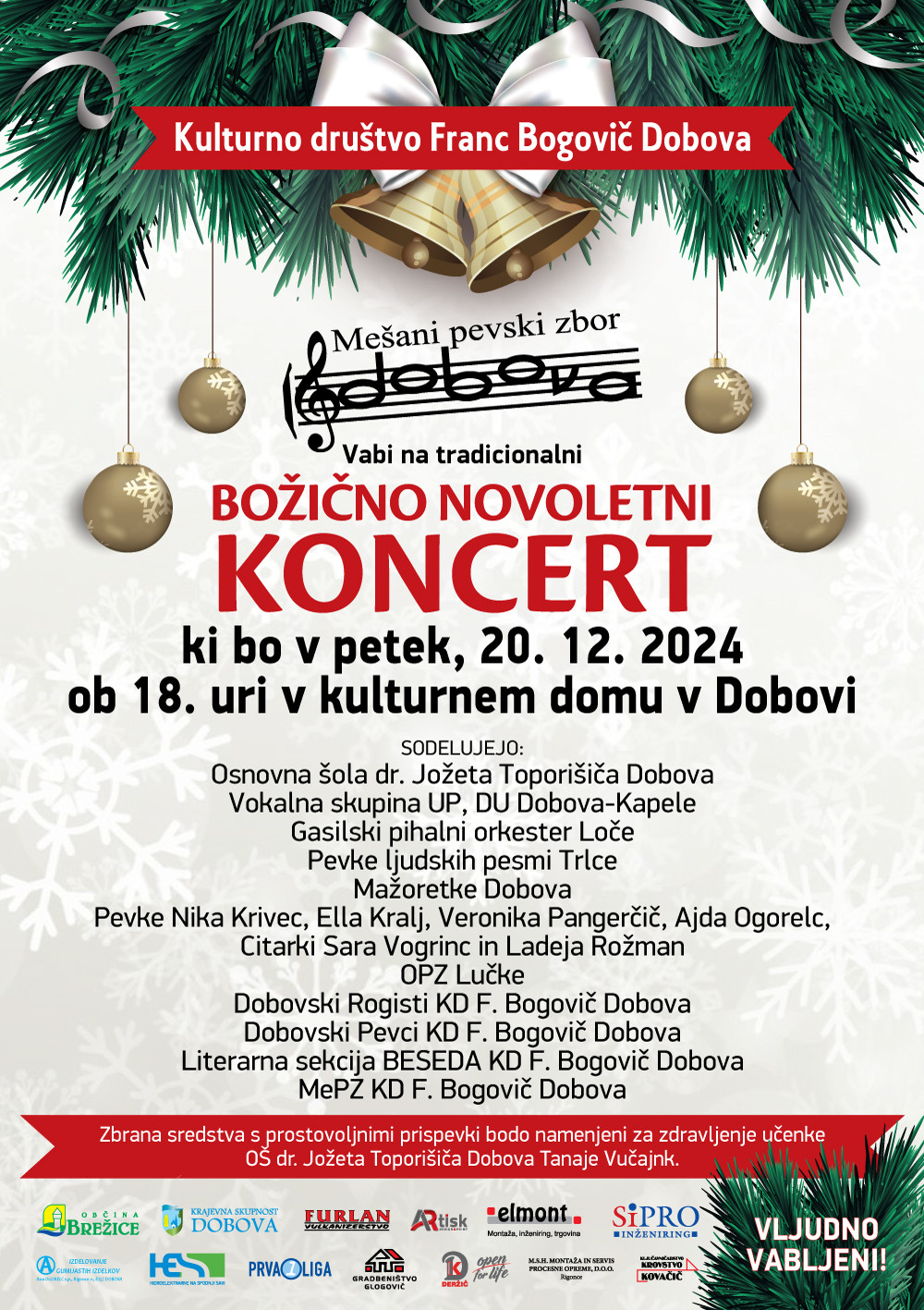 Božično novoletni koncert MePZ Dobova