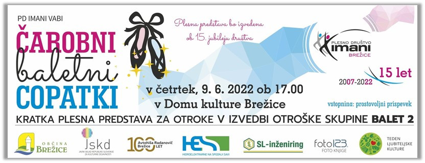 ČAROBNI BALETNI COPATKI - kratka plesna predstava za otroke