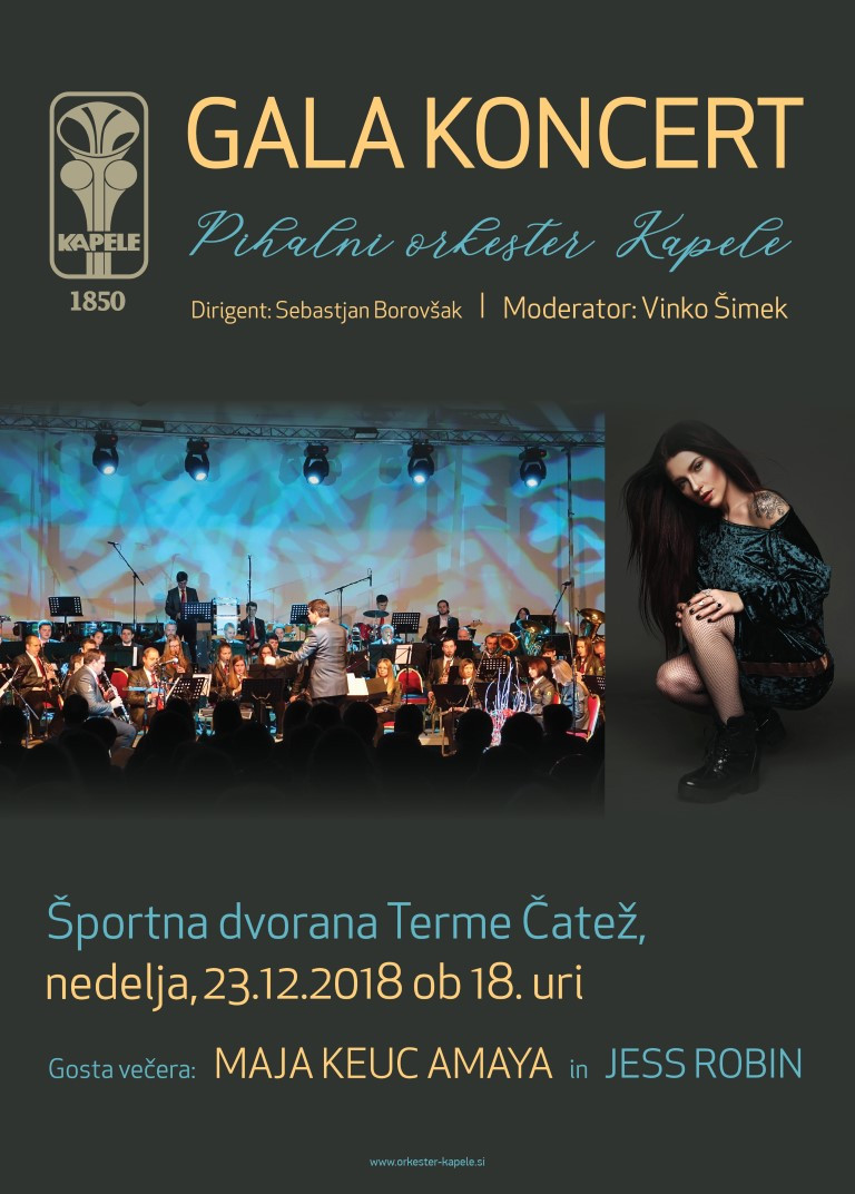 Gala koncert Pihalnega orkestra Kapele