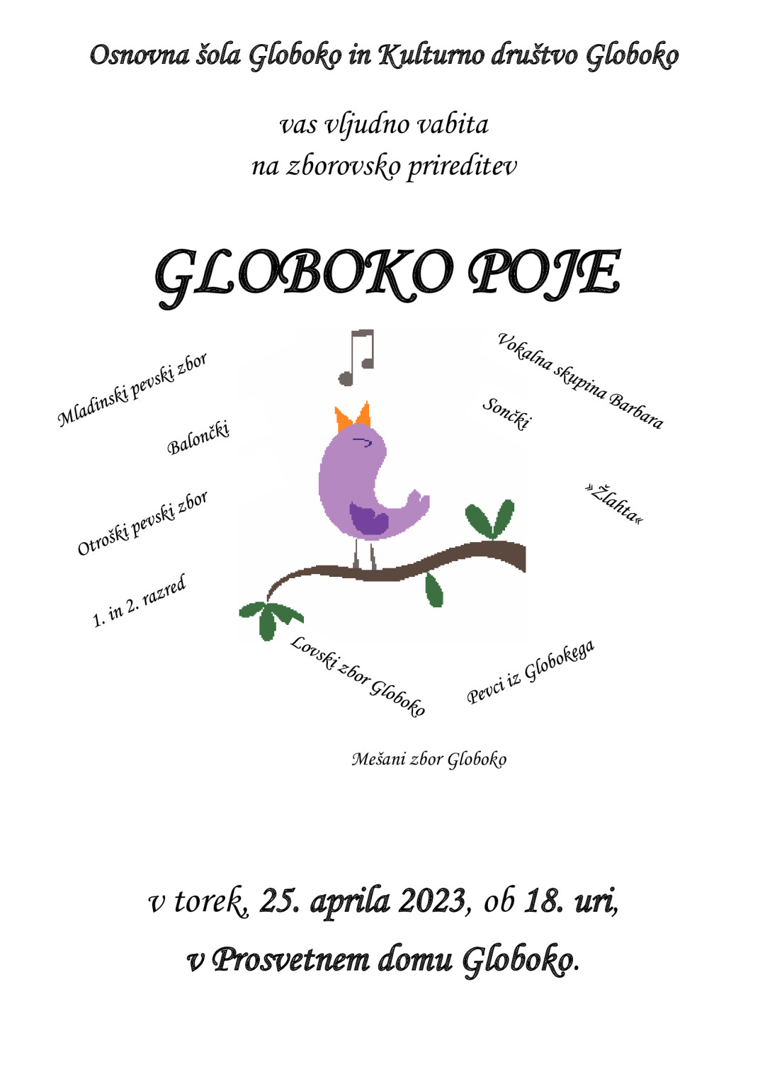 Globoko poje