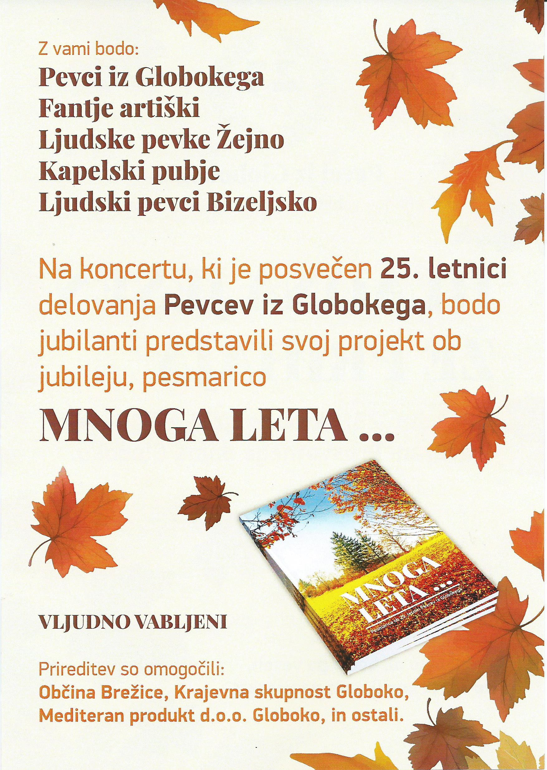 Hladna jesen že prihaja - koncert