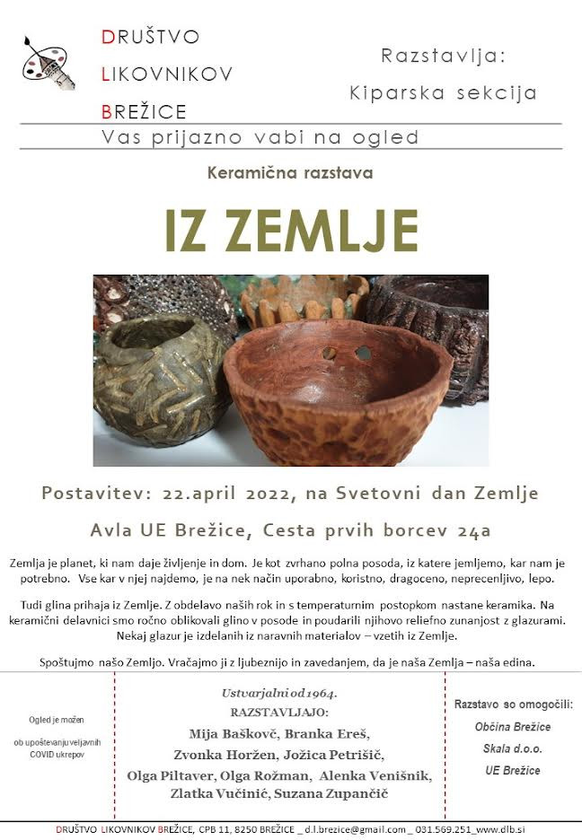 Iz zemlje - keramična razstava