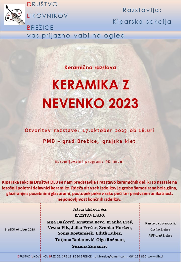 Keramika z Nevenko 2023