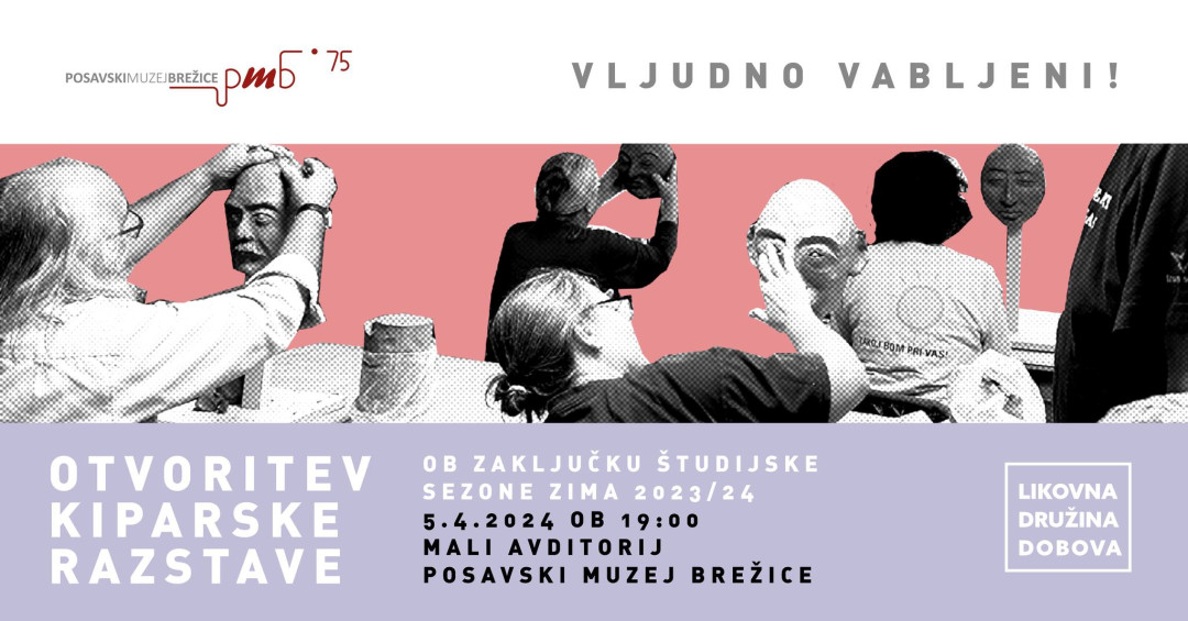 Kiparska razstava ob zaključku študijske sezone zima 2023/24