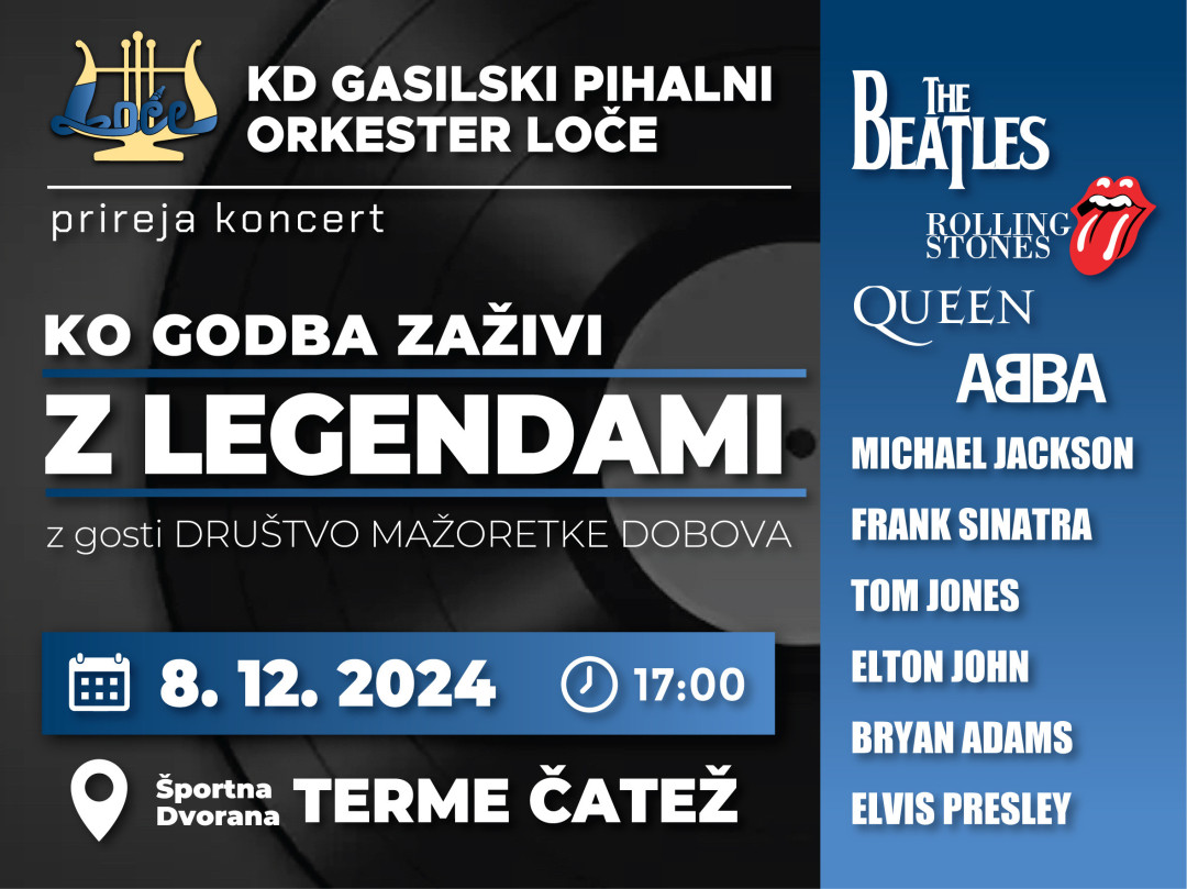 Ko godba zaživi z legendami