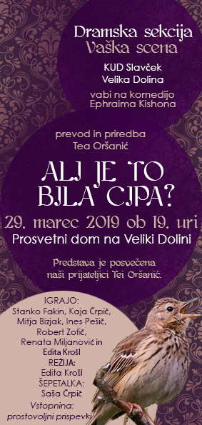 Komedija Ali je to bila cipa?