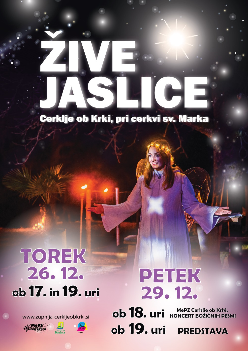 Koncert božičnih pesmi in žive jaslice